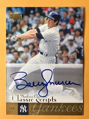 2004 UD Yankees Classics BOBBY MURCER Classic Scripts Autograph