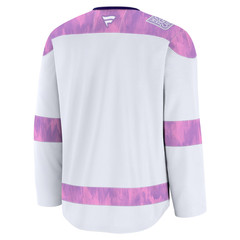 Winnipeg Jets Fanatics Hockey Fights Cancer Practice Jersey NHL Men’s 5XL Purple