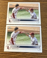 X2 2022 Topps Series 1 – Mike Trout, Shohei Ohtani #159 ANGELS MLB