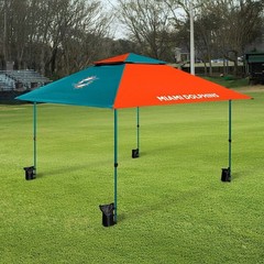 Logo Brands NFL Miami Dolphins 12’x12’ Tailgating Canopy Tent