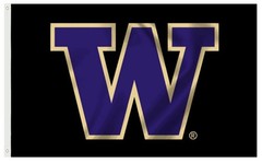 Washington Huskies 3×5 foot FLAG/Banner. Brand new USA SELLER