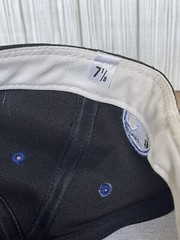 Vtg 90s NHL Tampa Bay Lightning #1 Apparel Fitted Hat Sz 7 1/8 *Made In USA*