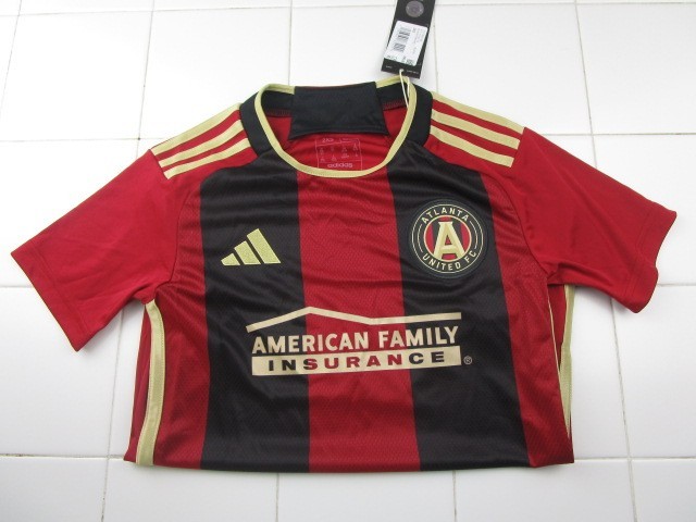 Adidas Atlanta United FC Home Kit Soccer Futbol Jersey Women’s 2XS XXS