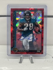 2025 Topps Chrome Sapphire Edition Fred Taylor Jacksonville Jaguars Red 4/5 SSP