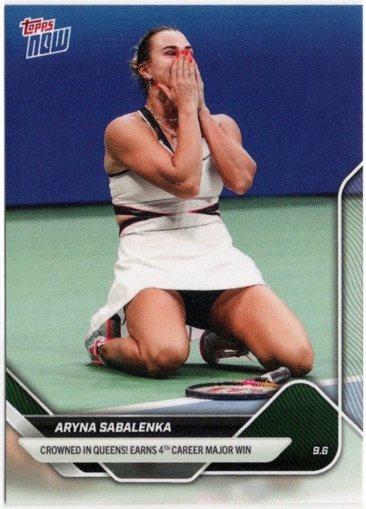2025 Topps Now US Open Finals 4th Career Major Win Aryna Sabalenka #TN-AS /4224