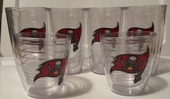 NFL Tampa Bay Buccaneers Tumblers TERVIS 16oz – (4) & 8oz (2)