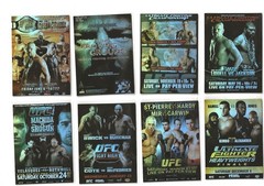 2010 Topps UFC Main Event Complete Fight Poster Review Insert Set 25 Cards