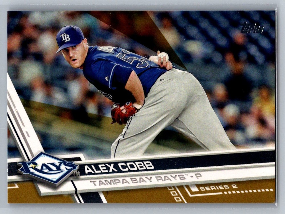 2017 Topps #667 Alex Cobb Gold #/2017