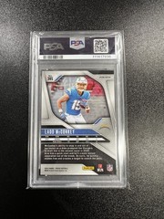 Ladd McConkey 2024 Prizm Rookie Orange Disco #365 PSA 10 RC Gem MT