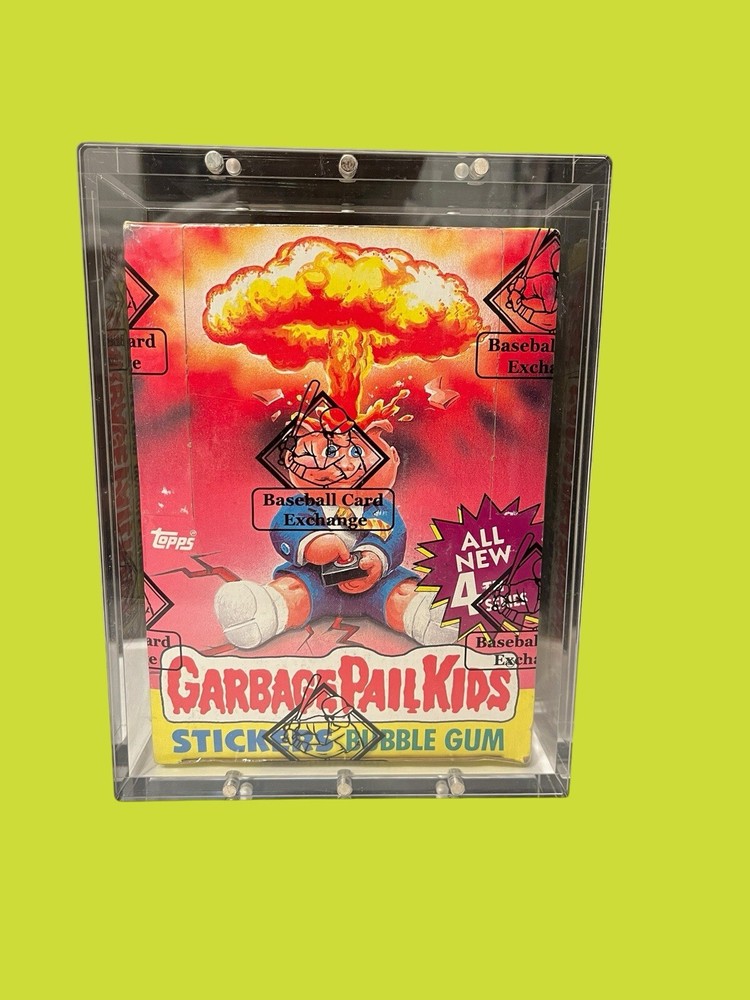 Acrylic Display Case Magnetic FITS Garbage Pail Kids OS4 Series 4 BBCE Wax Box