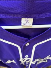 MLB Colorado Rockies Purple Jersey Hispanic Heritage Los Rockies Men’s Large
