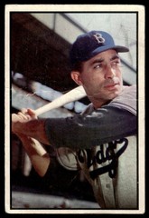 1953 Bowman Color Carl Furillo Brooklyn Dodgers #78
