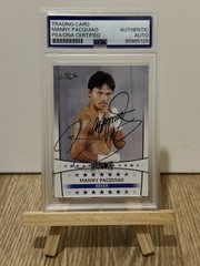 2020 LEAF MANNY PACQUIAO SIGNED AUTO CARD #15 PROOF PSA BUY AUTHENTIC Mayweather