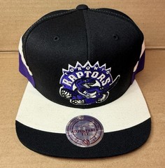 Mitchell & Ness Toronto Raptors Snapback Hat Adjustable White Older Release