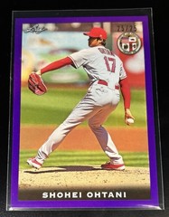 Shohei Ohtani 2018 Leaf The National RC #Rookie-02 Rare Purple Parallel /25 MVP