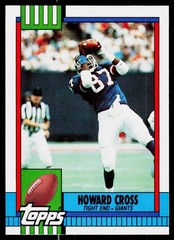 Howard Cross, 1990 Topps Traded, #102T, New York Giants, RC