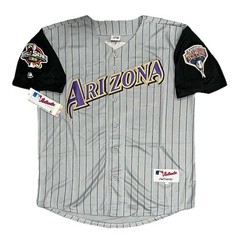 Randy Johnson Arizona Diamondbacks Grey Road World Series Jersey Men’s Large