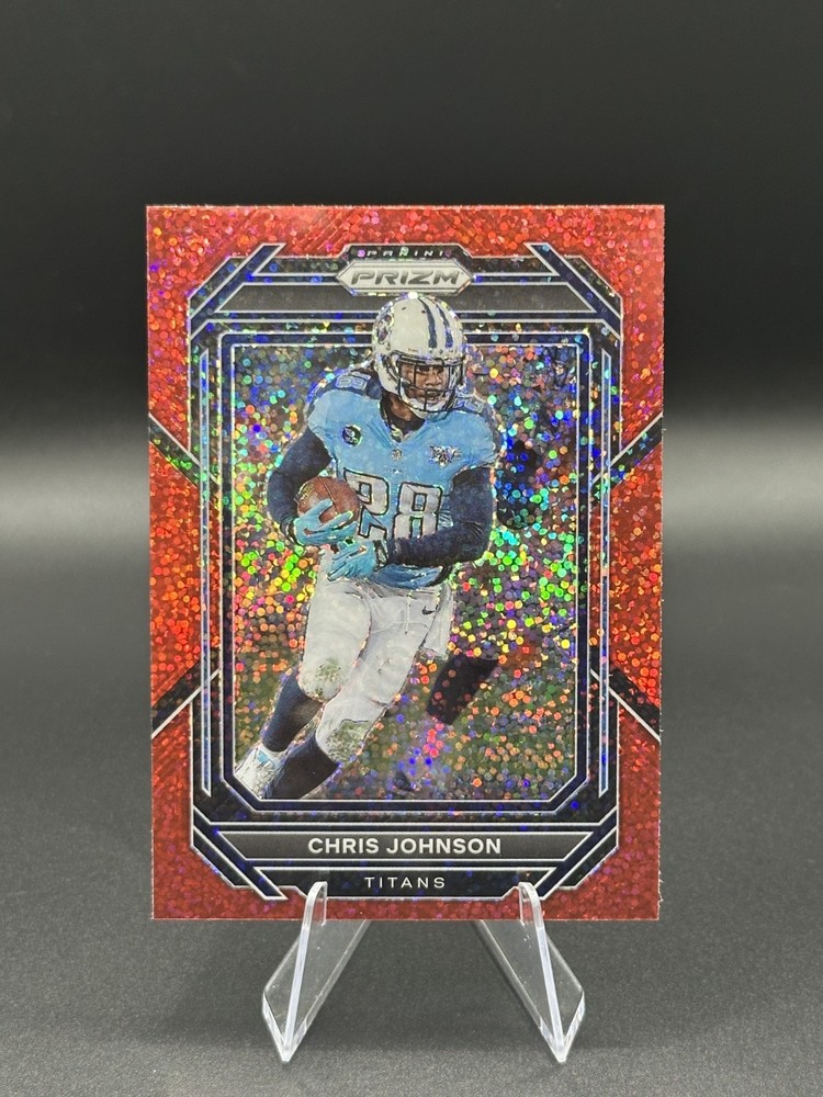 2022 Panini Prizm – Chris Johnson #291 Red Sparkle Prizm💥💥