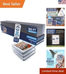 Seamless 20PT – 360PT Thick Top Loaders for Cards | Top Loader Card Holder, B…