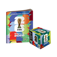 Panini FIFA World Cup 2026 Display Box 50 Packs + Hardcover Album Bundle LATAM