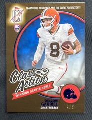 2025 Topps Signature Class #CA-8 DILLON GABRIEL ‘CLASS ACTION’ BLUE /5