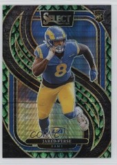 2024 Select Premier Level Dragon Scale Prizm 79/81 Jared Verse Rookie RC e7o