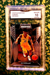 Ja Morant Rookie Gem Mint 10 Panini 2019 Prizm Basketball RC Memphis Grizzlies 1