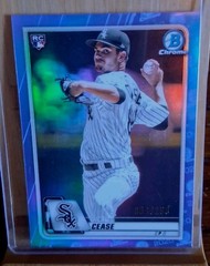 2020 Bowman Chrome Dylan Cease Blue Refractor #’d 56/150 Rookie #72 White Sox RC