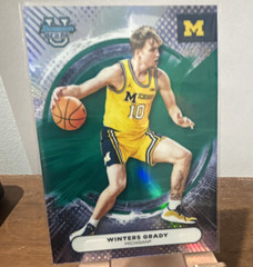 Topps 2025-26 Bowman University Best Winters Grady Michigan Wolverines #75 RC