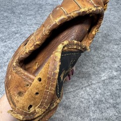 Vtg MacGregor G312 Play Master Flex Pad Glove Natural Ball Pocket USA RHT