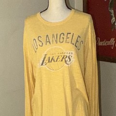 Banner Supply Co. Los Angeles Lakers Basketball Yellow Long Sleeve Shirt