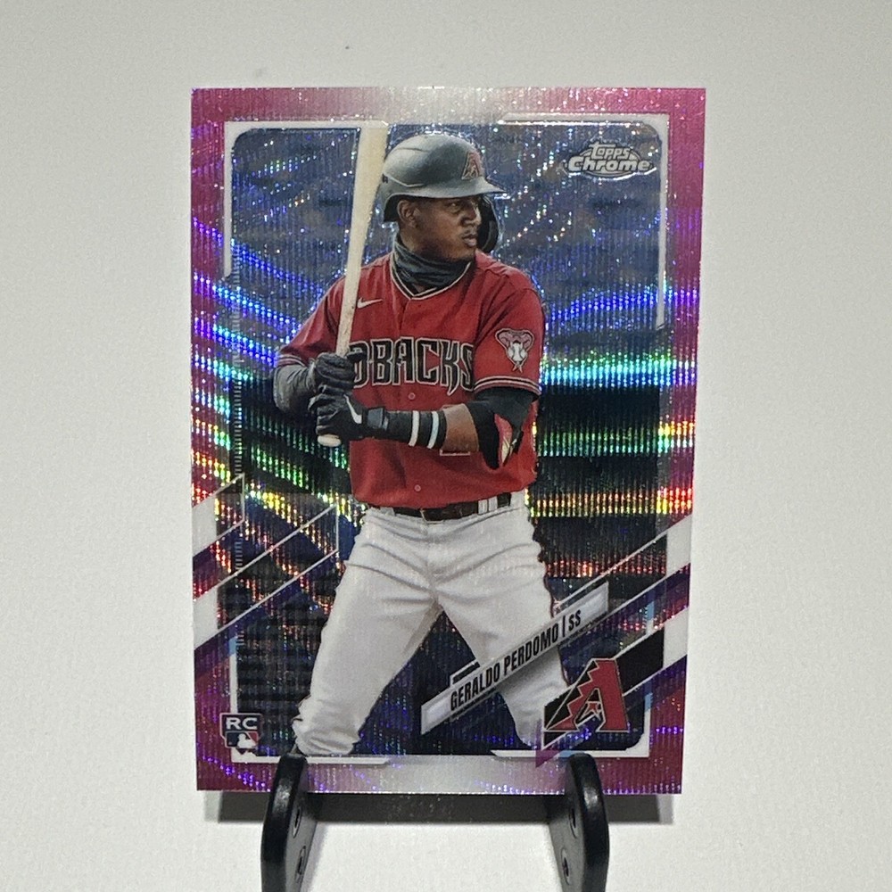 2021 Topps Chrome – Geraldo Perdomo #USC66 Pink Refractor (RC)