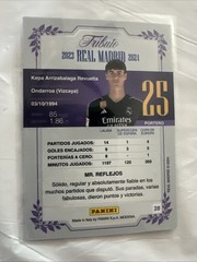 Panini Tribute Real Madrid 23-24 Synergy 3 Goalkeepers and Individual Photos