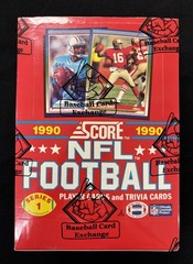 1990 Score Football Series One Box BBCE Wrapped/Sealed