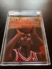 1990 Beckett Basketball Card Magazine #1 Michael Jordan CGC 9.4 FRESHLY GRADED