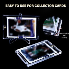 Magnetic Trading Sports Card Holder 35pt-130pt One-Touch Hard Case UV Protection