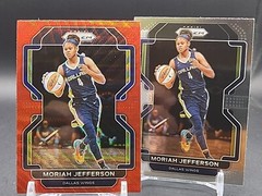 Moriah Jefferson – 2022 WNBA Prizm – Ruby Wave And Base #2 – Dallas Wings