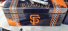 NBL Giants tool box Windco 16.25 in. Steel San Francisco Art Deco 7.1 in. new