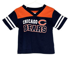 Chicago Bears Toddler 2T Jersey Football NFL TA Navy Blue Orange White Knit