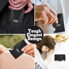 Los Angeles Dodgers Engraved Titanium Blue RFID Blocking Wallet w Clip D7
