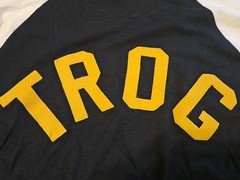 Vintage TROG (The Race Of Gentlemen) Official Racer Driver Shirt Sz. Medium NEW!