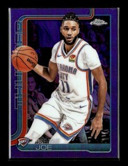 2025-26 Topps Chrome Isaiah Joe Purple Refractor #/75