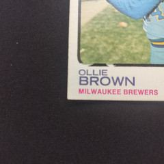 1973 Topps #526 Ollie Brown Border Gap Variation NRMT – FREE Shipping!