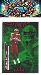 2022 Panini Illusions #99 Jahan Dotson Trophy Collection Emerald