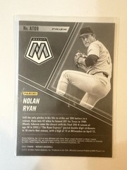 2021 Panini Mosiac All-Time Greats SILVER Prizm #9 Nolan Ryan RANGERS!