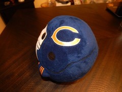 Chicago Bears Beanie BallZ 5” Plush TY NFL LICENSED Blue Orange White used