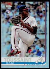2019 Topps Chrome Touki Toussaint 197 Refractor RC Atlanta Braves