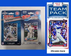 Topps Chicago Cubs Team Sets 2017 2018 + Multiyear Pack 2025 Pete Crow-Armstrong