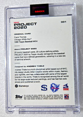 Topps Project 2020 #331 Frank Thomas – Andrew Thiele PR 2841