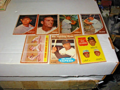 1962 Topps 7 Card Value Lot 3hogs,4Stars Cepeda AS,Spahn Win Ldrs, Spahn No-Hit+